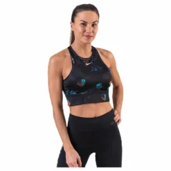 Nike Everything Floral Bra White/Black* Sport-Bh:Ar|Träning