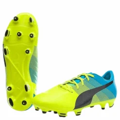 Puma evoPOWER 1.3 FG Yellow*Barn Fotboll|Fotbollsskor