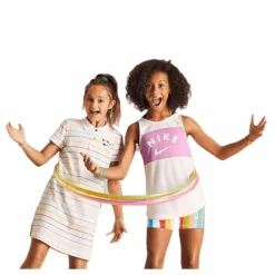 Nike Extra Long Tank Jr Pink/White*Barn Linnen|Träning