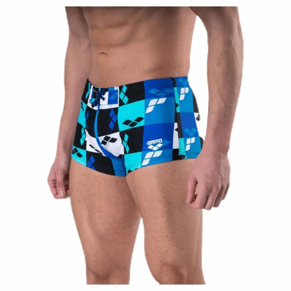 Arena Factory Low Waist Short Blue* Simning|Badkläder