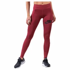 Nike Fast 7/8 Tight Air Black/Red* Löpning|Tights