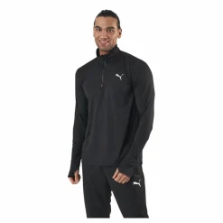 Puma Favorite 1/4 Zip Black* Löpning|Tröjor