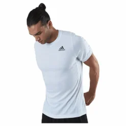 adidas Tennis Feelift Solid Tee Heat Rdy White* Racketsporter