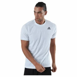 adidas Tennis Feelift Solid Tee Heat Rdy White* Racketsporter