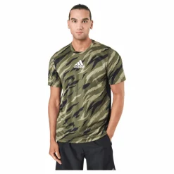 adidas Feelstrcamo Tee Focus Olive/white* Träning|T-Shirts