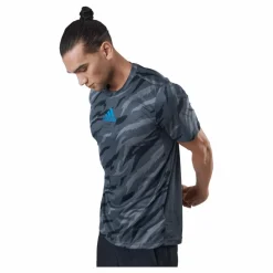 adidas Feelstrcamo Tee Grey Six/blue Rush* T-Shirts|Träning