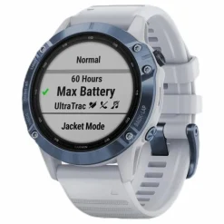 Garmin Fenix 6 Pro Solar Blue/White* Cykling|Simning