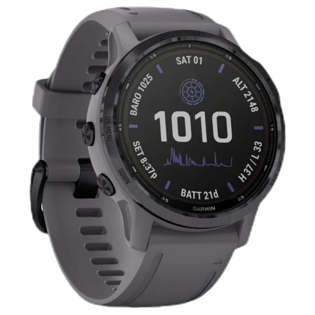 Garmin Fenix 6 S Pro Solar Blue/Grey* Cykling|Simning