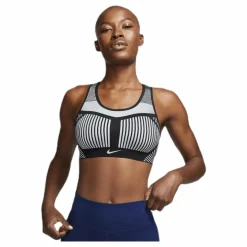 Nike Fe/nom Flyknit Bra White/Black* Sport-Bh:Ar|Träning