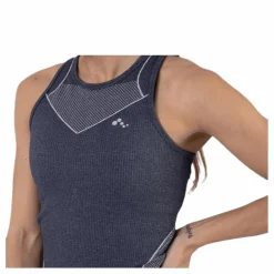 Only Play Fifi Life Slim Circular Sl Tank Blue* Linnen|Träning