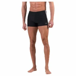 adidas Fitness 3 Stripes Swim Boxer Black / White* Simning|Badkläder