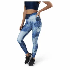 Röhnisch Flattering Keira Printed Tights Blue* Tights|Träning