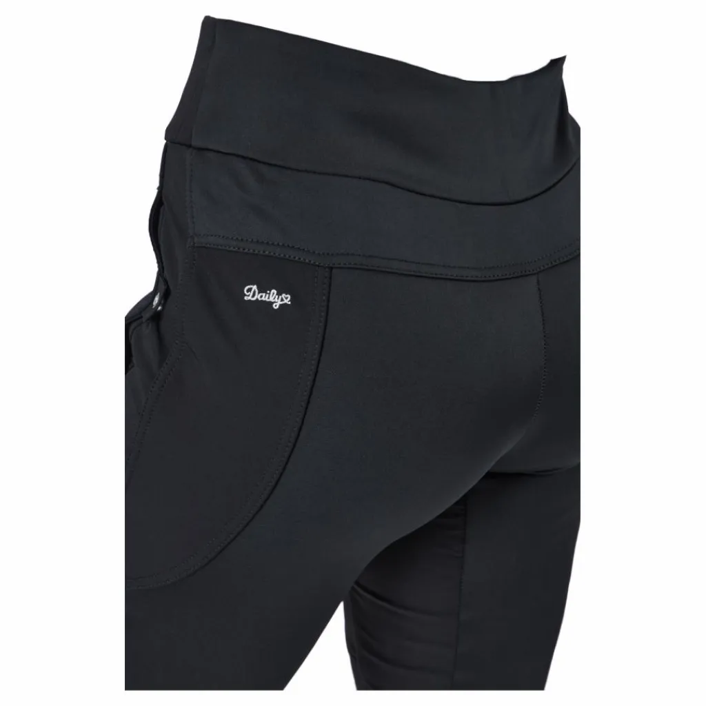 Daily Sports Fliza Plain Pants Black* Golf|Byxor