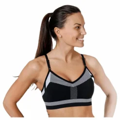 Nike Flyknit Indy Bra White/Black* Sport-Bh:Ar|Träning