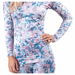 Endurance Forget-Me-Not Printed L/S Tee Patterned* Löpning|Underställ