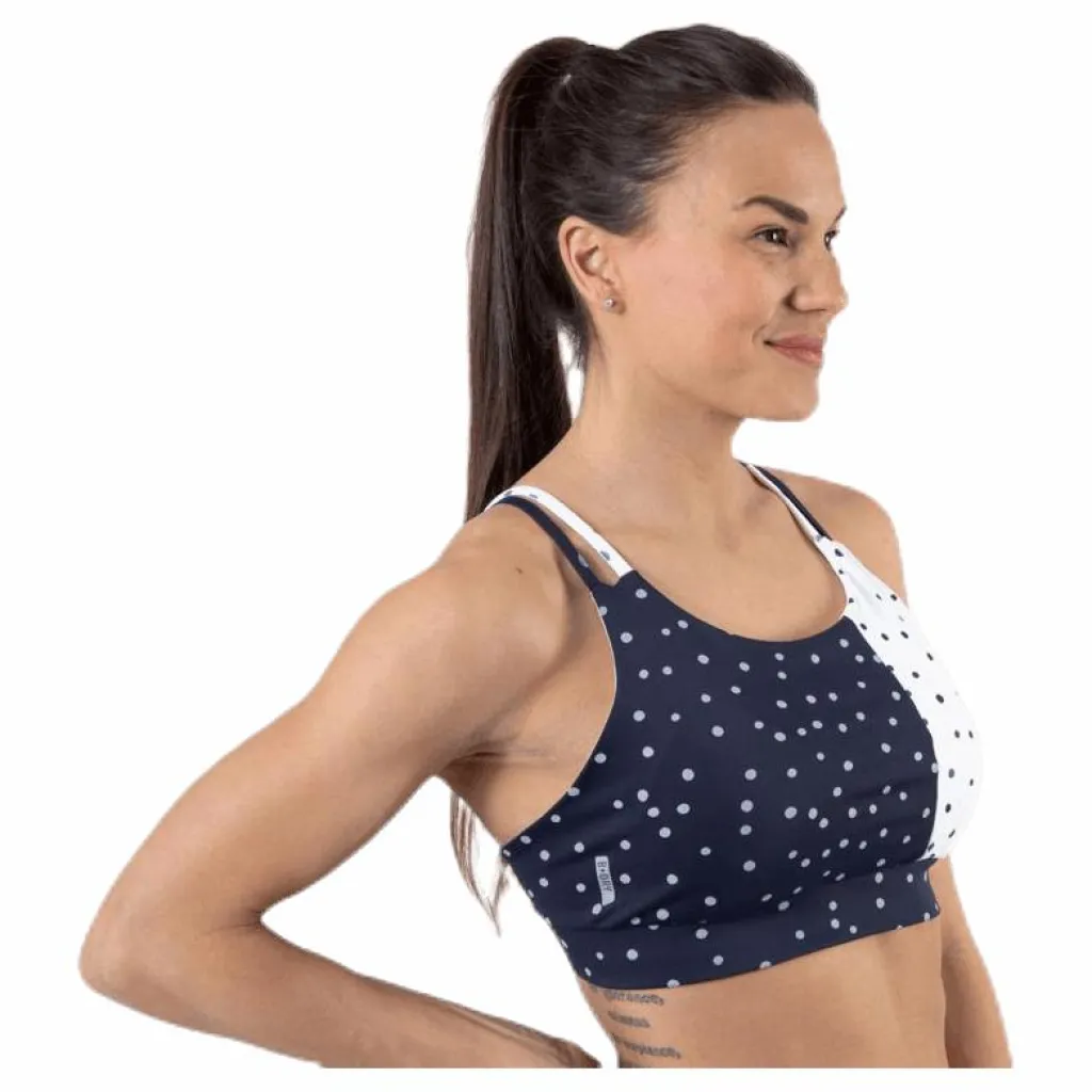 Only Play Francesca Aop Sports Bra Blue* Sport-Bh:Ar|Träning