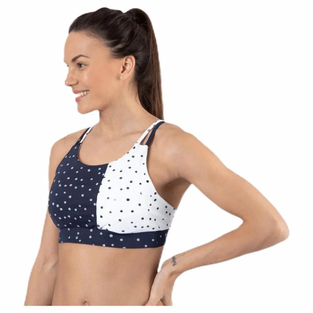 Only Play Francesca Aop Sports Bra Blue* Sport-Bh:Ar|Träning