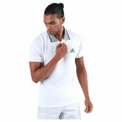 adidas Tennis Freelift Polo Aeroready White/Grey* Racketsporter