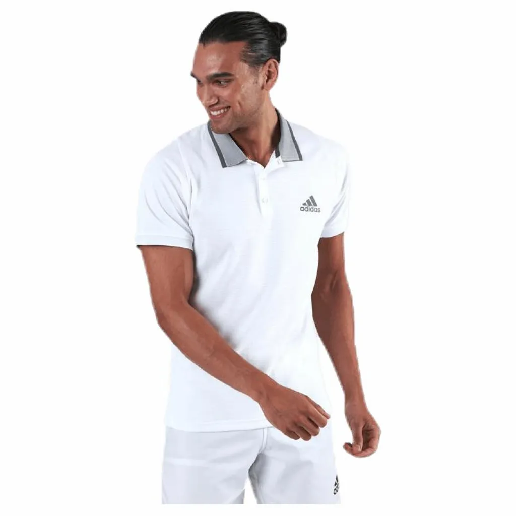 adidas Tennis Freelift Polo Aeroready White/Grey* Racketsporter