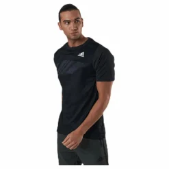 adidas Tennis Freelift Tee Heat Rdy Black* Racketsporter