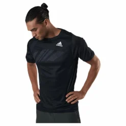 adidas Tennis Freelift Tee Heat Rdy Black* Racketsporter