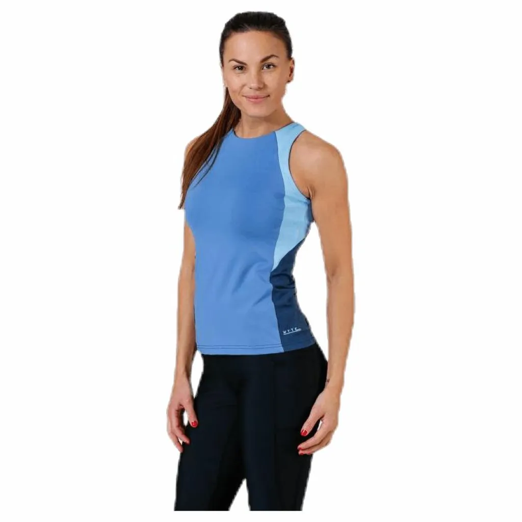 Wyte Freja Tank Top Blue* Linnen|Löpning