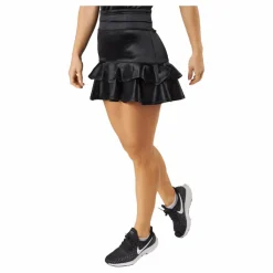 BOW19 Frida Frill Skirt Black Metallic* Racketsporter|Kjolar Och Klänningar