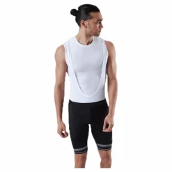 Odlo Fujin Tights Short Suspenders Bib White/Black* Cykling|Tights