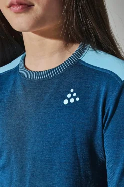 Craft Fuseknit Comfort Rn Ls Beat/area*Barn Alpint|Underställ