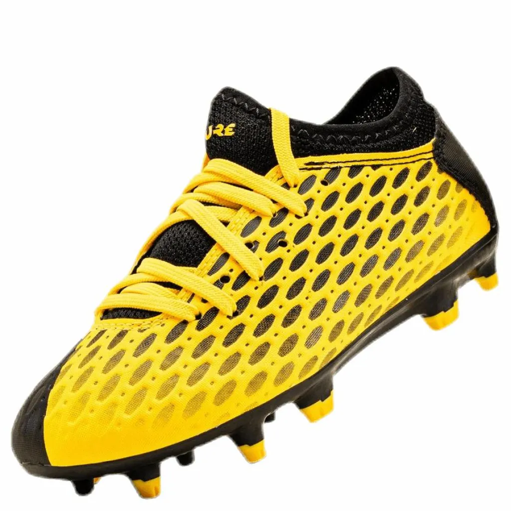 Puma Future 5.4 FG/AG Junior Black/Yellow*Barn Fotboll|Fotbollsskor