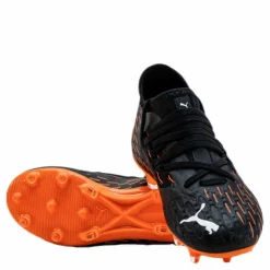 Puma Future 6.3 Netfit FG/AG Junior Orange/Black*Barn Fotboll|Fotbollsskor