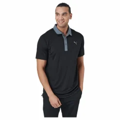 Puma Golf Gamer Polo Puma Black-quiet Shade* Golf|T-Shirts
