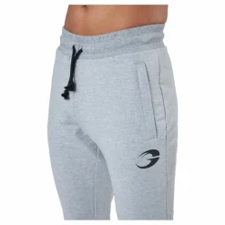 GASP Tapered Joggers Light Grey Melange* Byxor|Träning