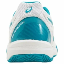 ASICS Gel-Resolution 8 Clay GS White/Turquoise* Racketsporter