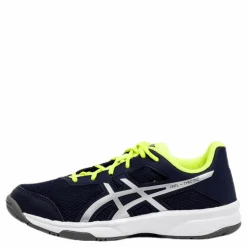 ASICS Gel-Tactic GS Blue/Silver/Yellow*Barn Inomhussporter|Träningsskor