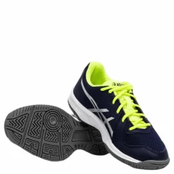 ASICS Gel-Tactic GS Blue/Silver/Yellow*Barn Inomhussporter|Träningsskor