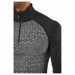 Bula Geo Merino Wool Halfzip Dgrey* Alpint|Underställ