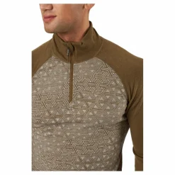 Bula Geo Merino Wool Halfzip Moss* Alpint|Underställ