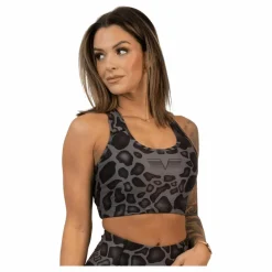 Gavelo Giraffe Black Sports Bra Dark Grey* Sport-Bh:Ar|Träning