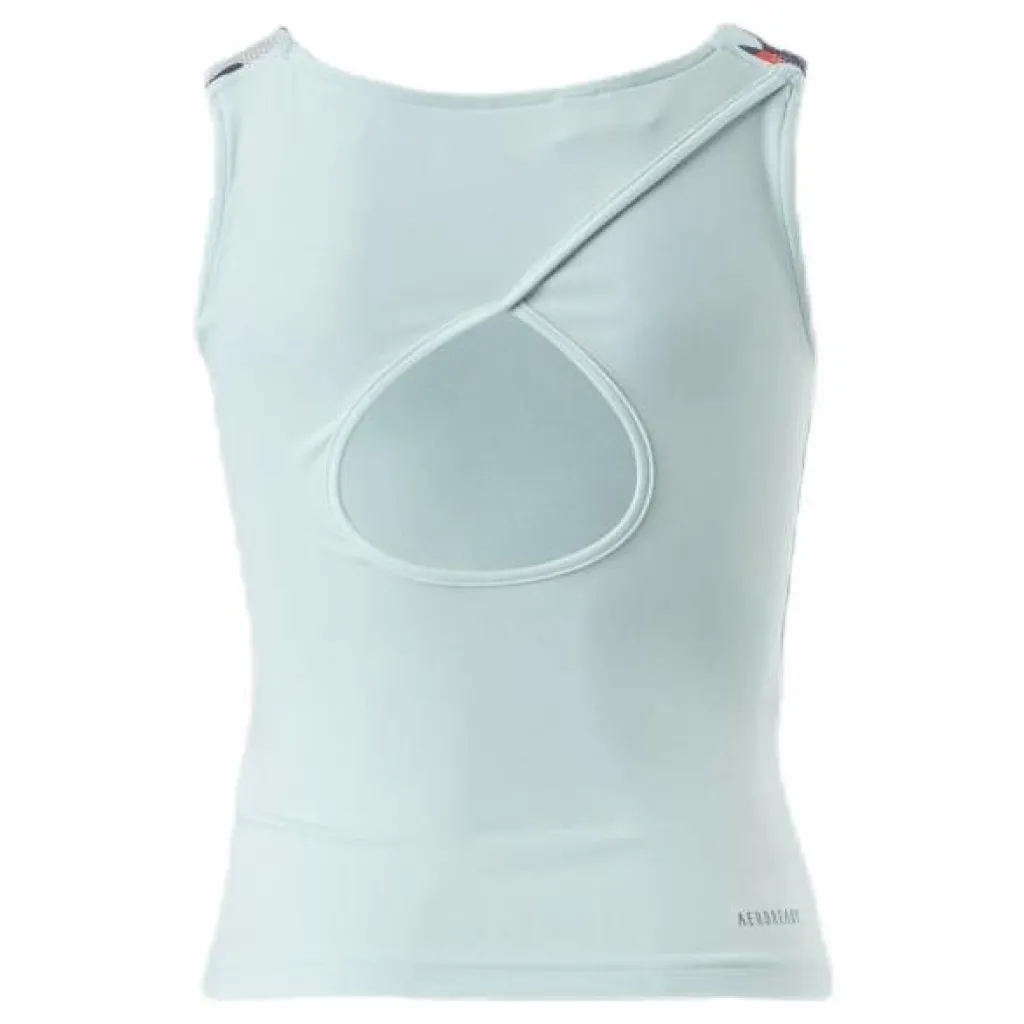 adidas Girl Keyhole Tank Green* Racketsporter
