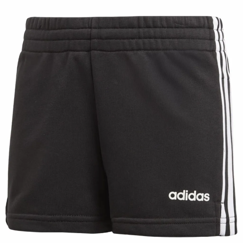 adidas Girls 3 Stripe Shorts White/Black*Barn Träning|Shorts