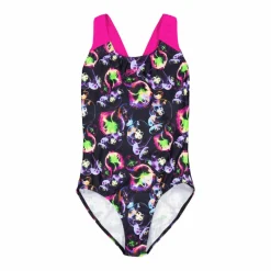 Speedo Girls Allover Splashback Black/pink*Barn Simning|Badkläder