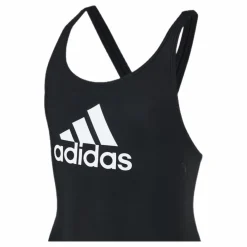 adidas Girls Badge Of Sports Swimsuit Black / White*Barn Simning|Badkläder