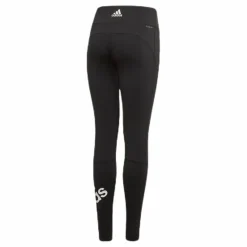 adidas Girls Big Logo Long White/Black*Barn Tights|Träning