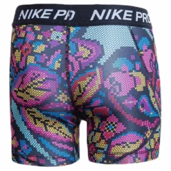 Nike Girls Boy Short Print Femme Black*Barn Träning|Shorts