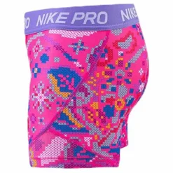 Nike Girls Boy Short Print Femme Pink*Barn Träning|Shorts