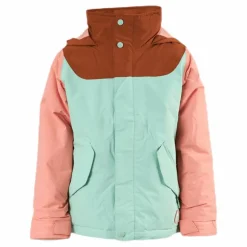 Burton Girls Elodie Jacket Blue/Pink/Brown*Barn Alpint|Jackor
