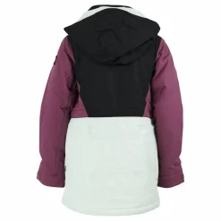 Burton Girls' Khione 2l Jacket True Black/vivid Viola/jewel G*Barn Alpint|Jackor