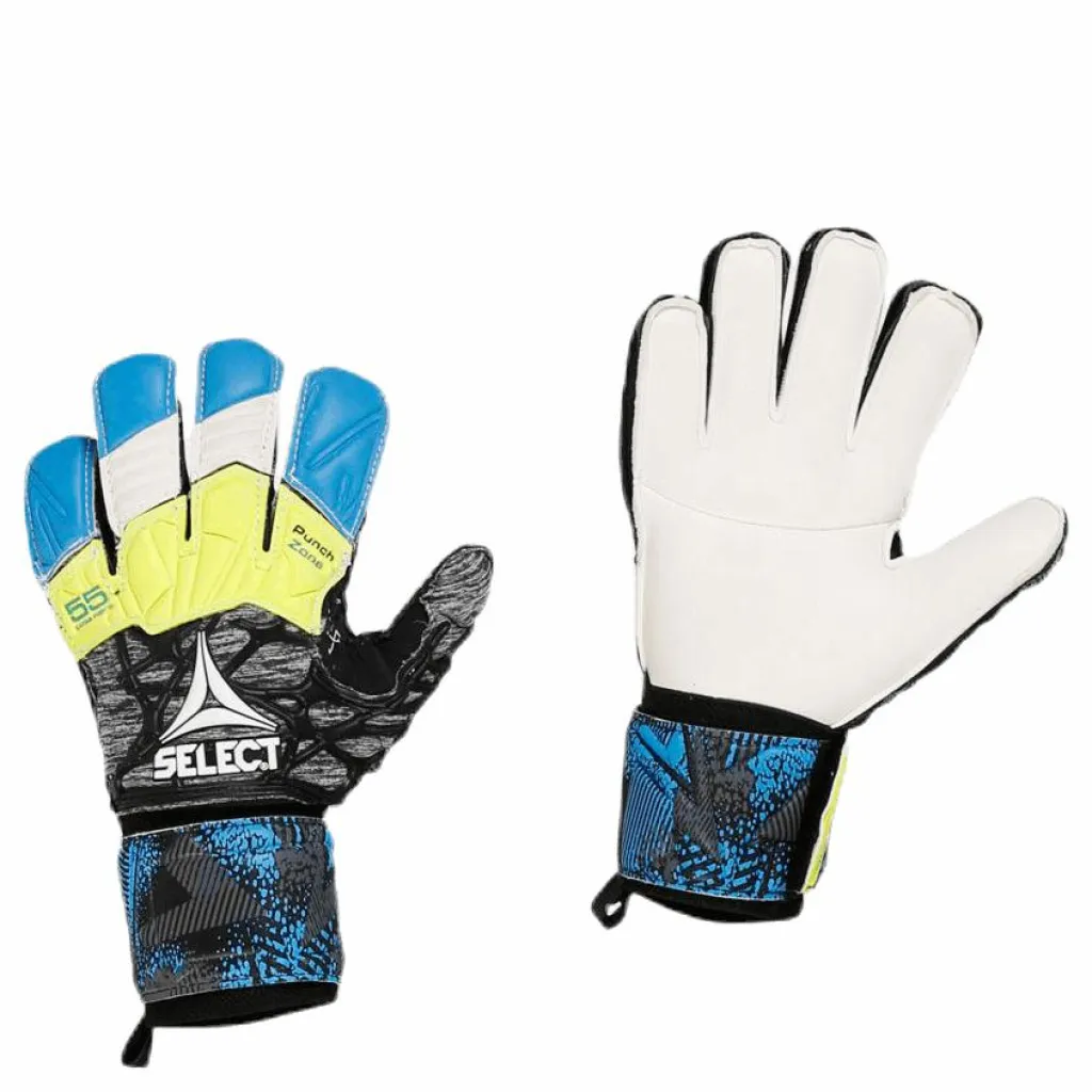 Select GK Gloves 55 Extra Force Flat Cut Blue/Grey* Fotboll|Mössor Och Handskar