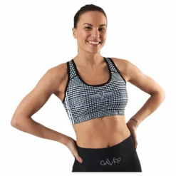 Gavelo GLNCHCK 1 Sports Bra White/Black* Sport-Bh:Ar|Träning